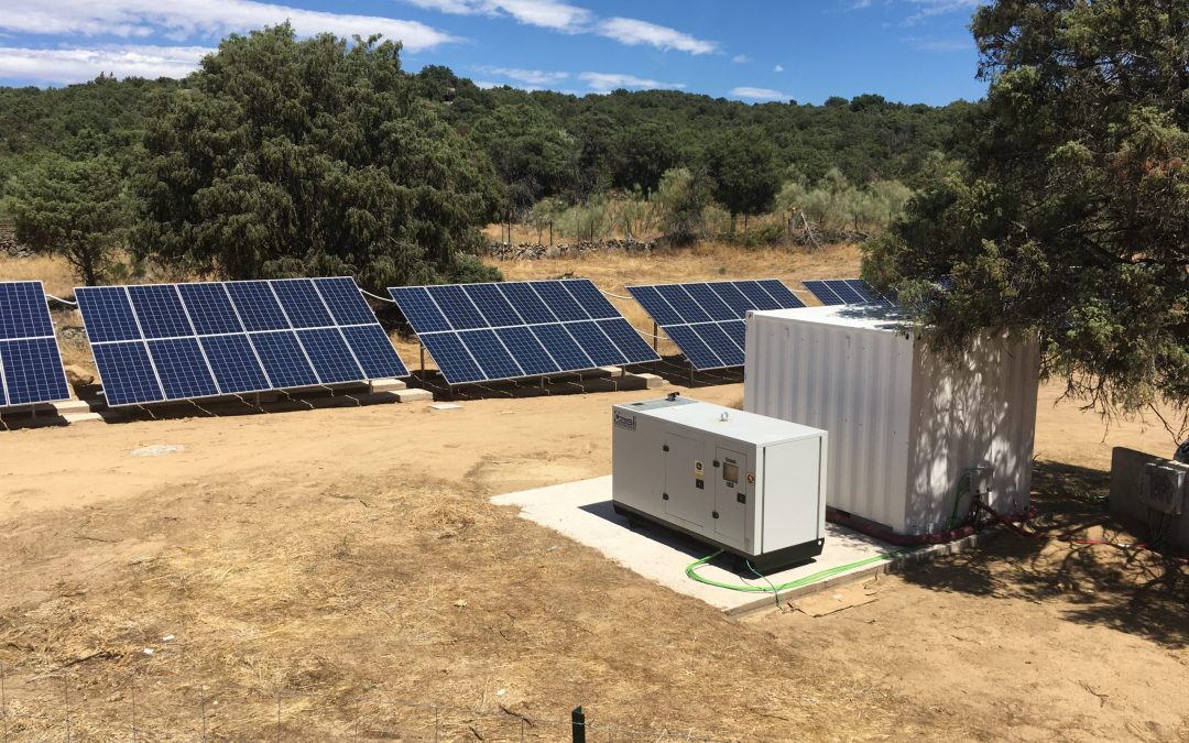 Casli Energy pone en marcha una nueva instalación fotovoltaica aislada.