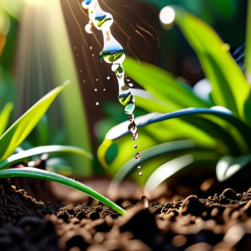 Reducing water waste with smart irrigation.