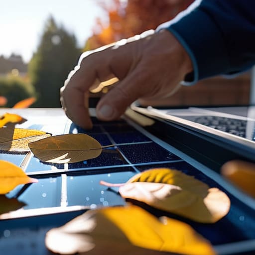 Solar panel maintenance for Making It Last.
