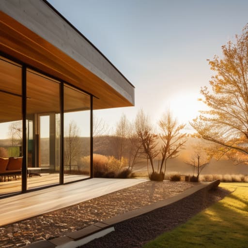 Principles of passive solar design diagram.